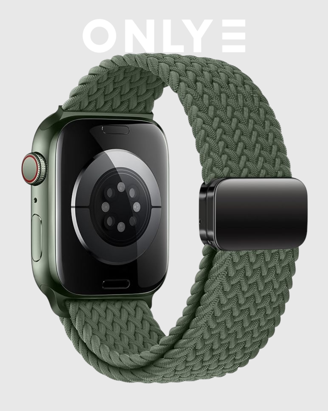 Green Braided Solo Loop Apple Watch Band