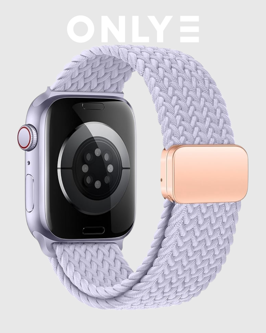 Purple Fog Braided Solo Loop Apple Watch Band