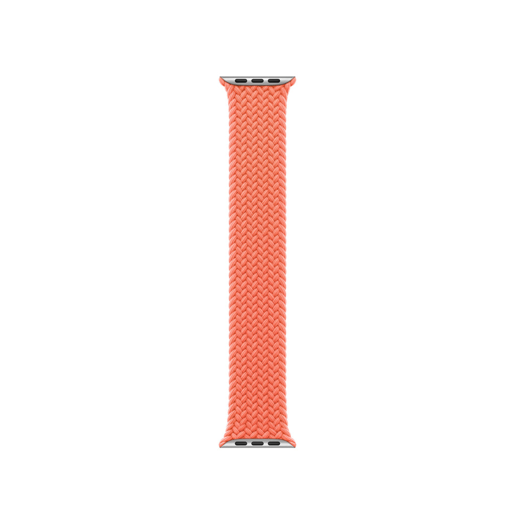 Tangerine Braided Solo Loop Apple Watch Band