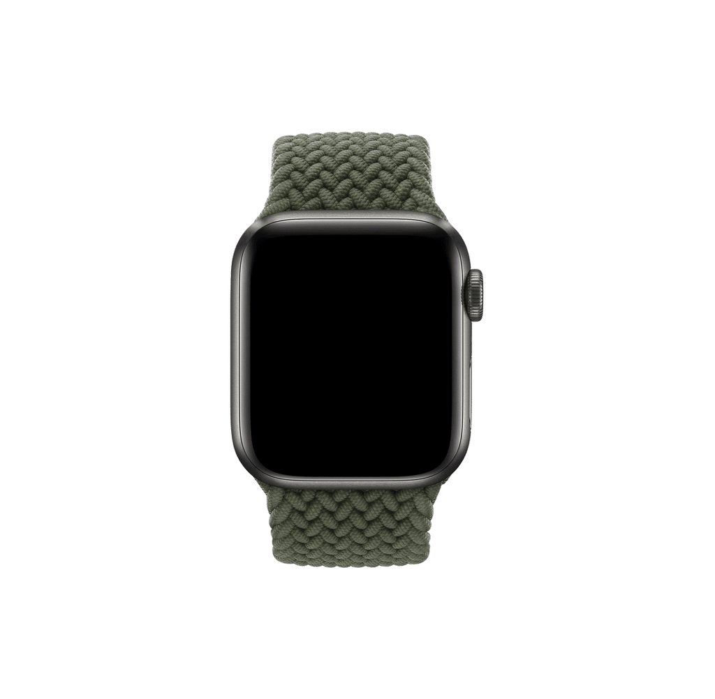 Inverness Green Braided Solo Loop Apple Watch Band