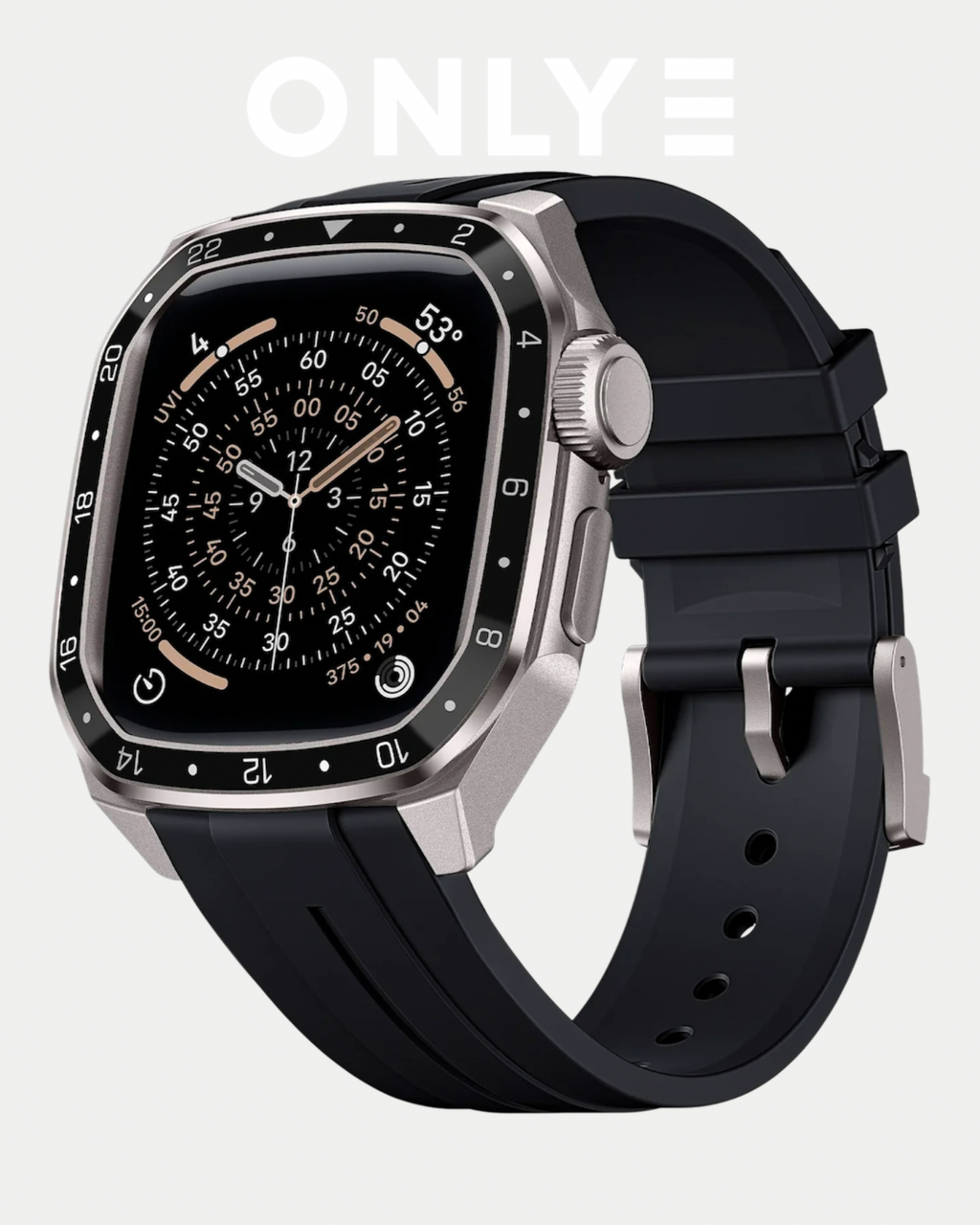 Silver ONLYE Legacy Modification for Apple Watch