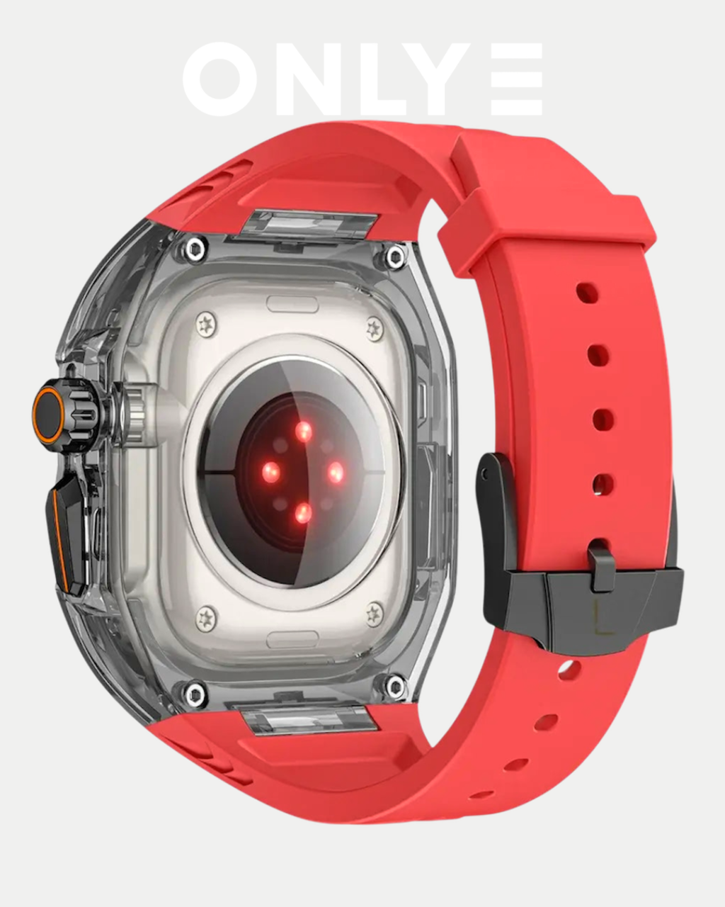 Red ONLYE Elite Modification for Apple Watch