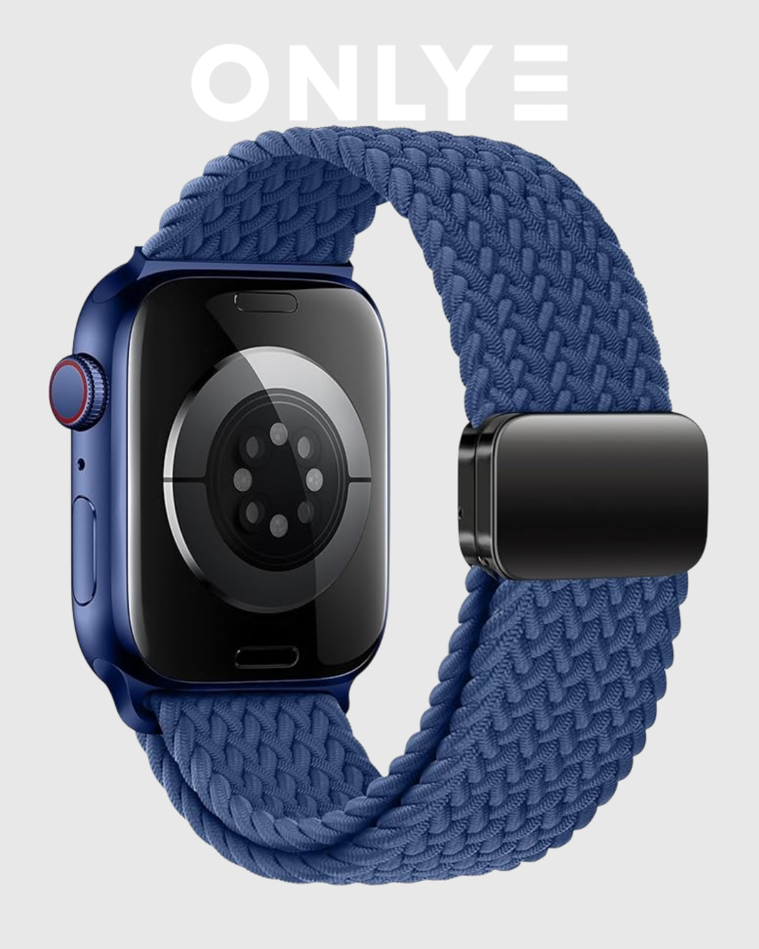 Atlantic Blue Braided Solo Loop Apple Watch Band