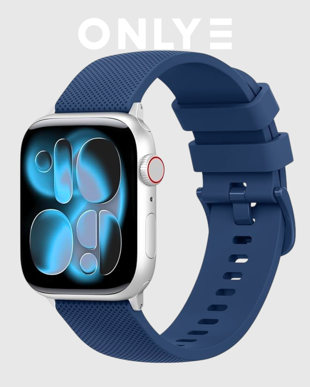 Navy Blue Soft Silicone Strap Apple Watch Band