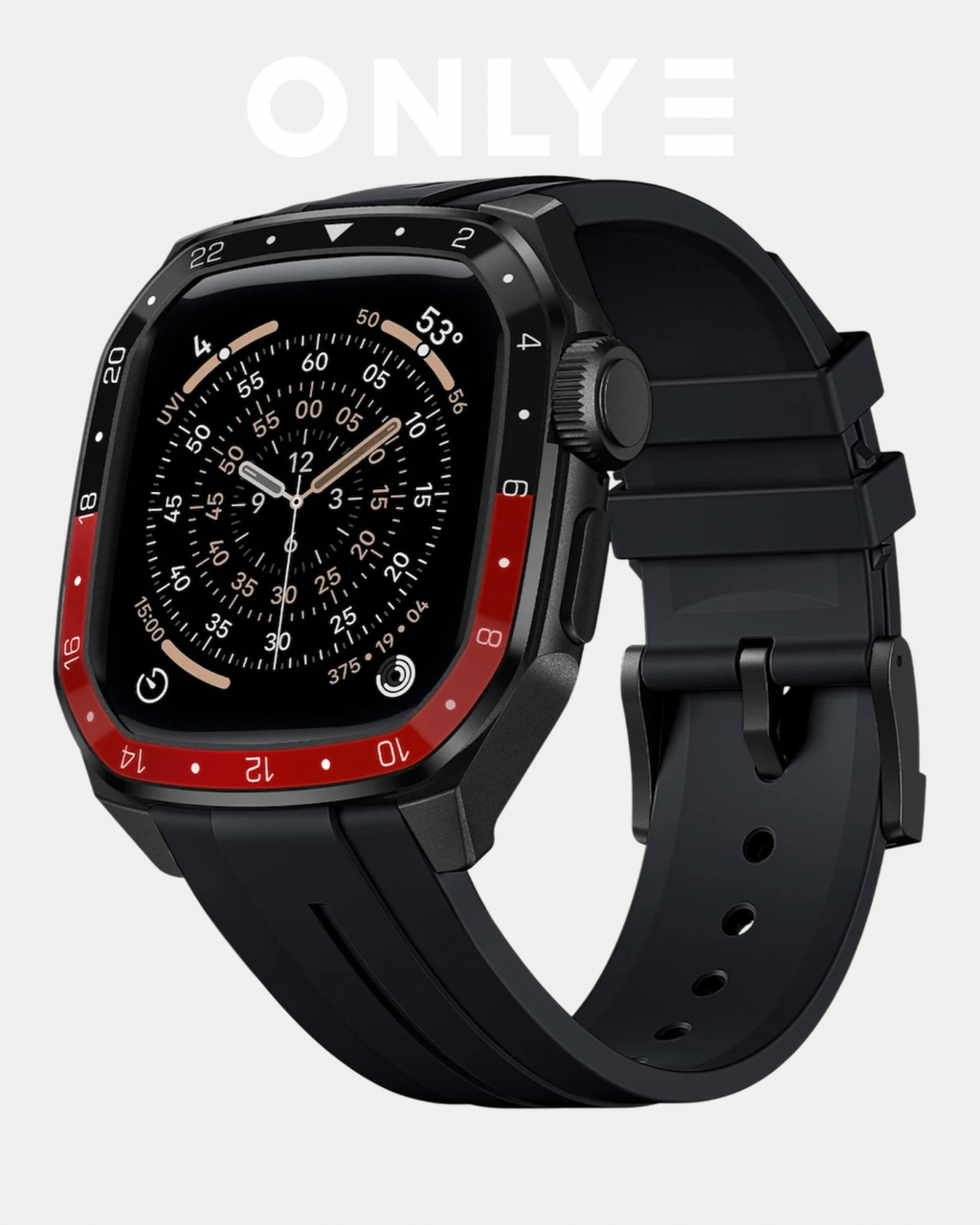 Red ONLYE Legacy Modification for Apple Watch