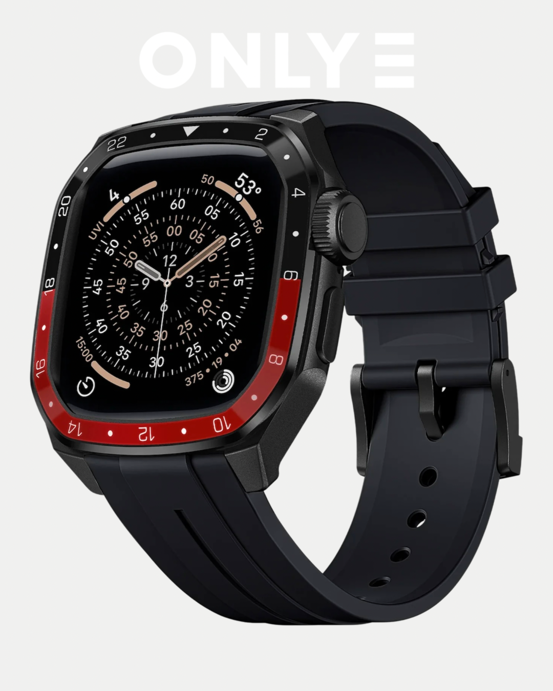Red ONLYE Legacy Modification for Apple Watch