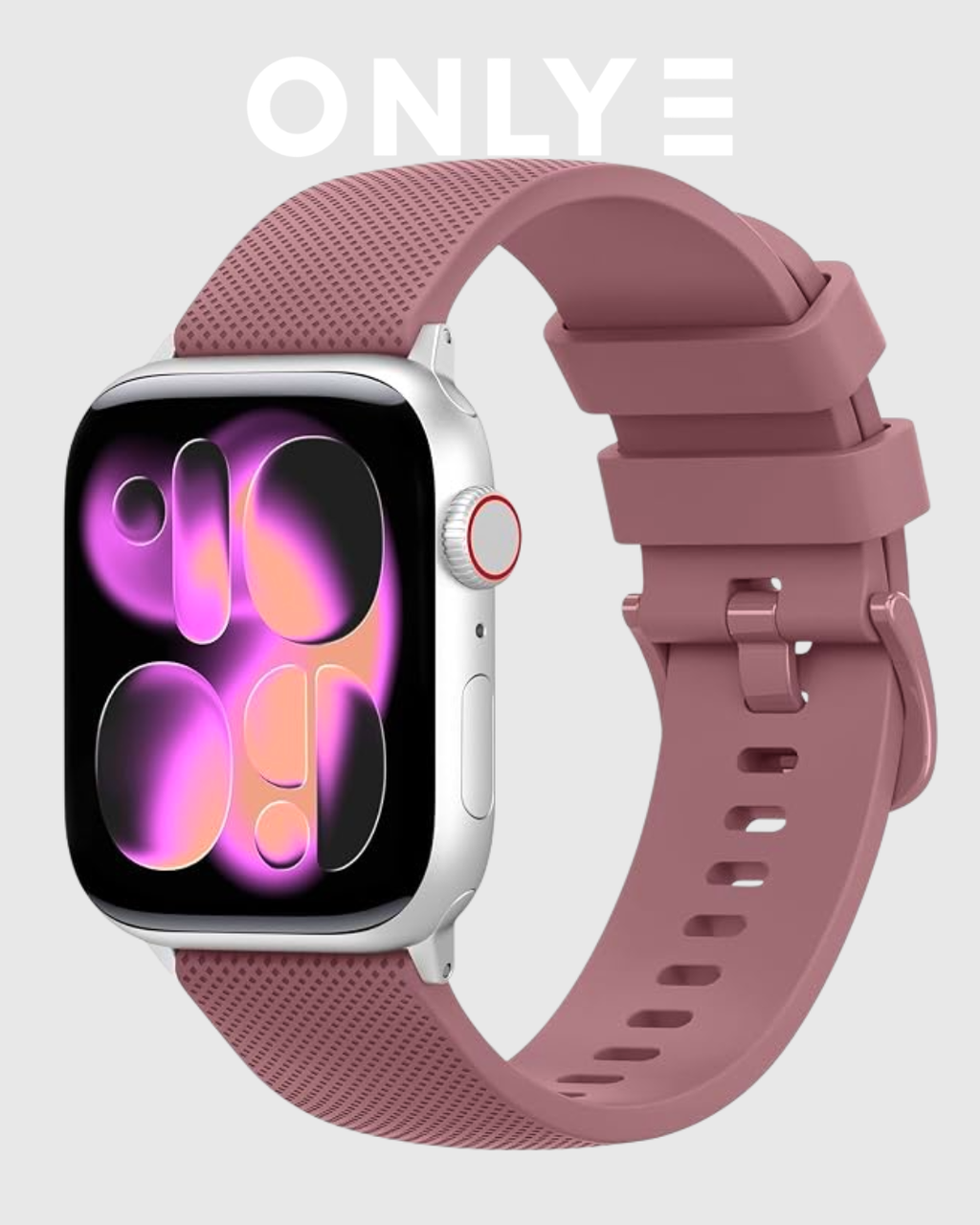Smoky Purple Soft Silicone Strap Apple Watch Band