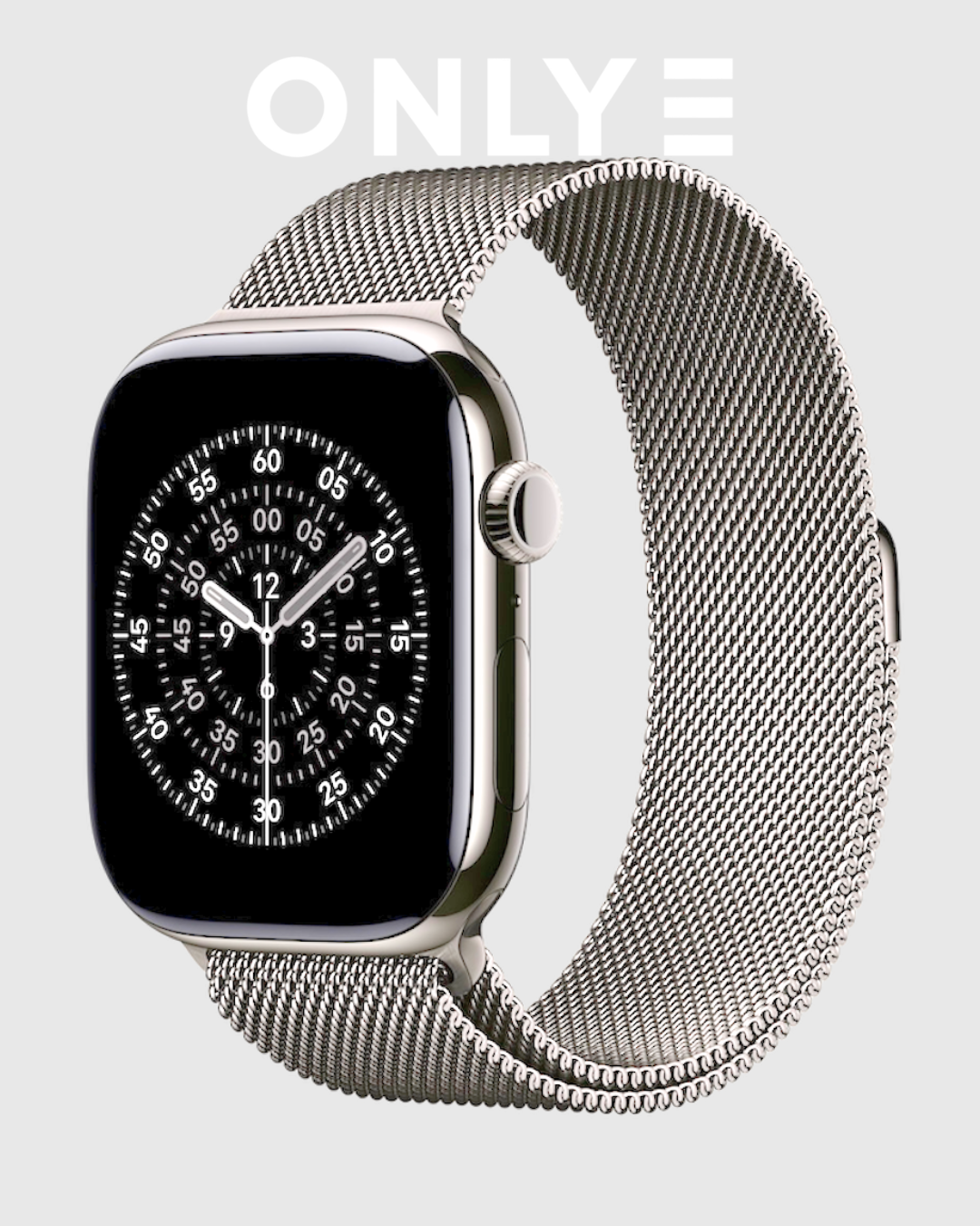 Silver | Steel Milanese Loop Apple Watch Band