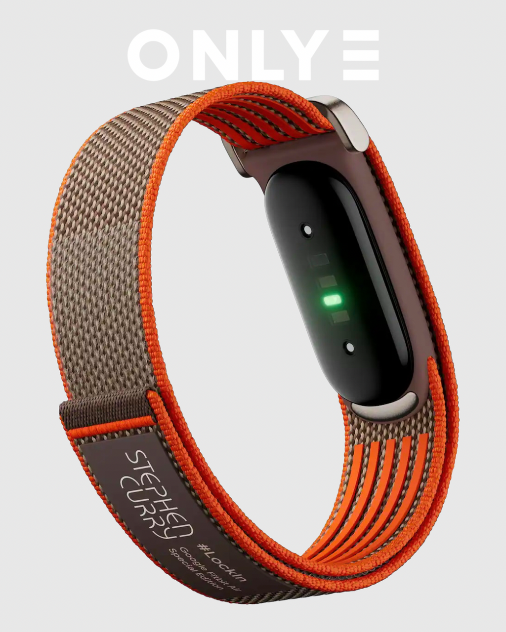 Orange Google Fitbit Air Nylon Performance Loop Band