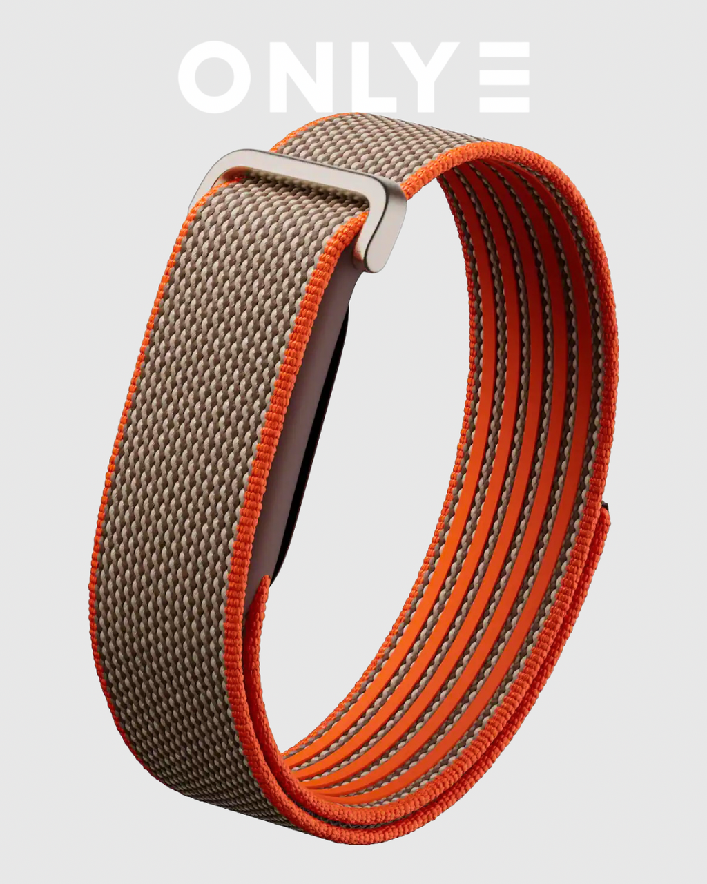 Orange Google Fitbit Air Nylon Performance Loop Band