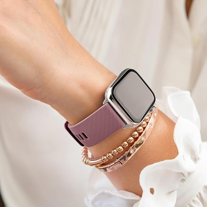 Smoky Purple Soft Silicone Strap Apple Watch Band