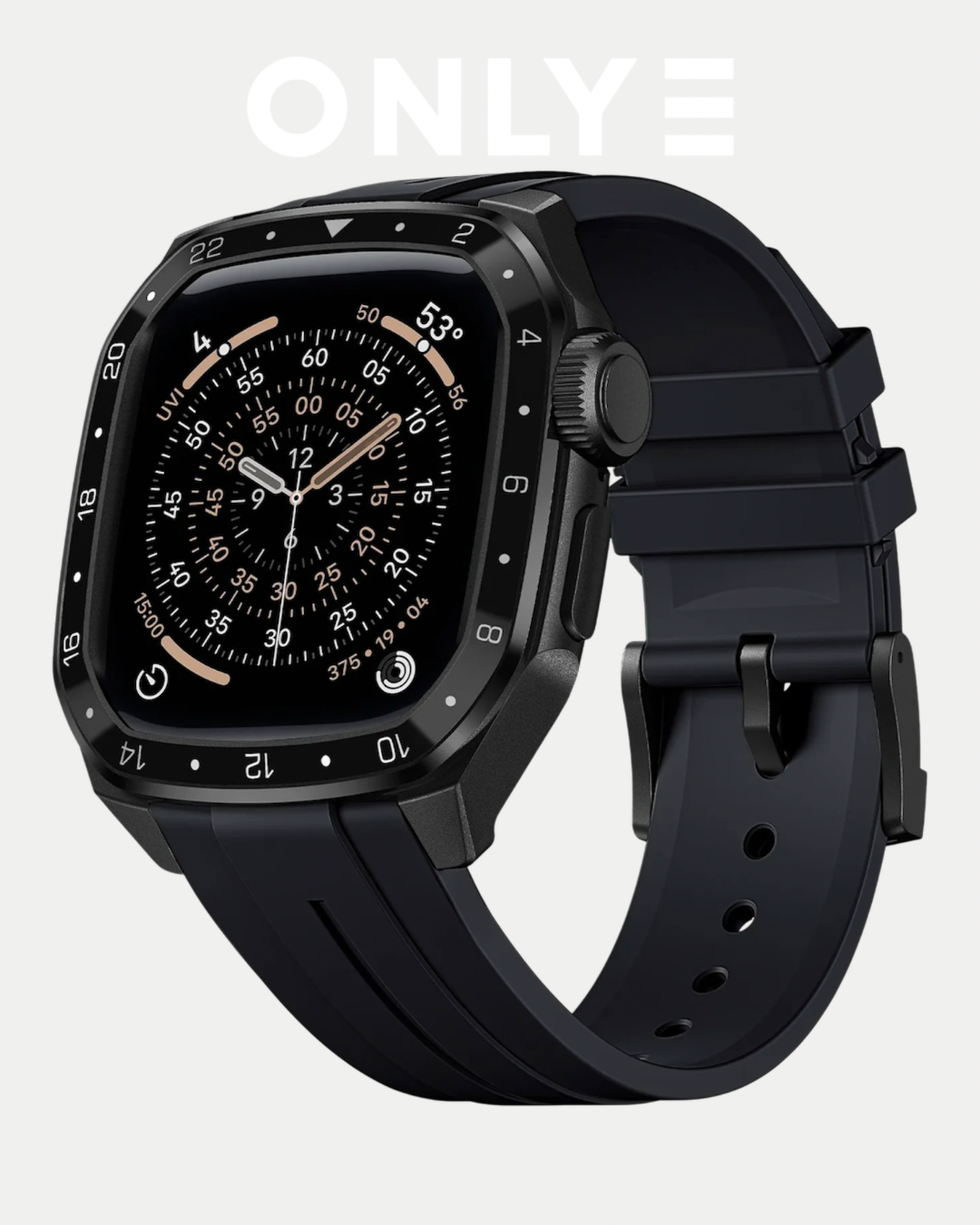 Black ONLYE Legacy Modification for Apple Watch