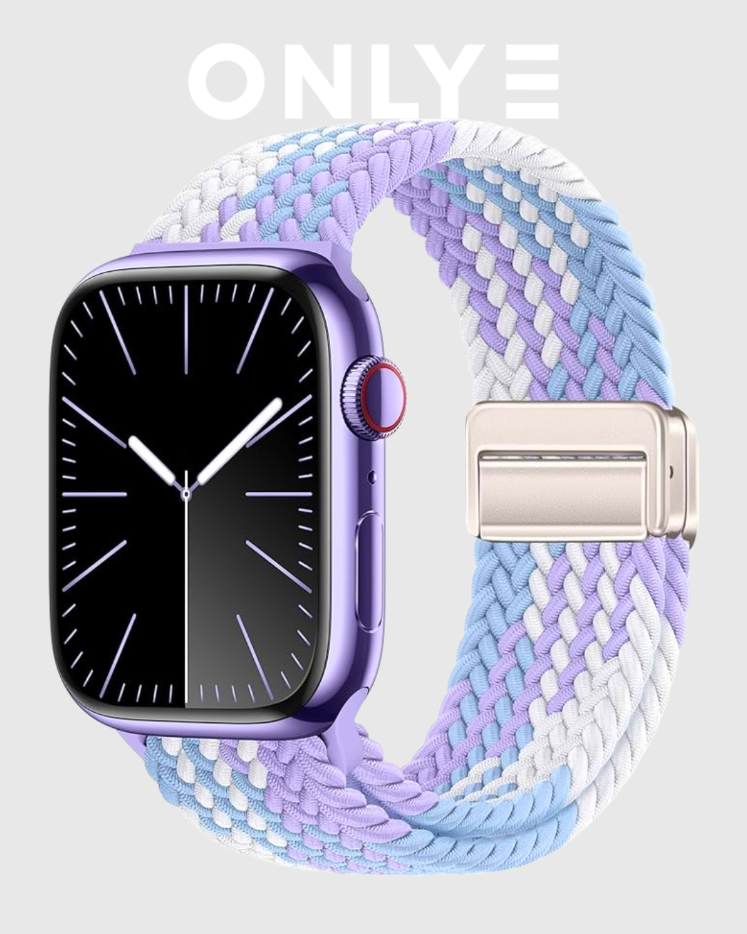Violet Braided Solo Loop Apple Watch Band