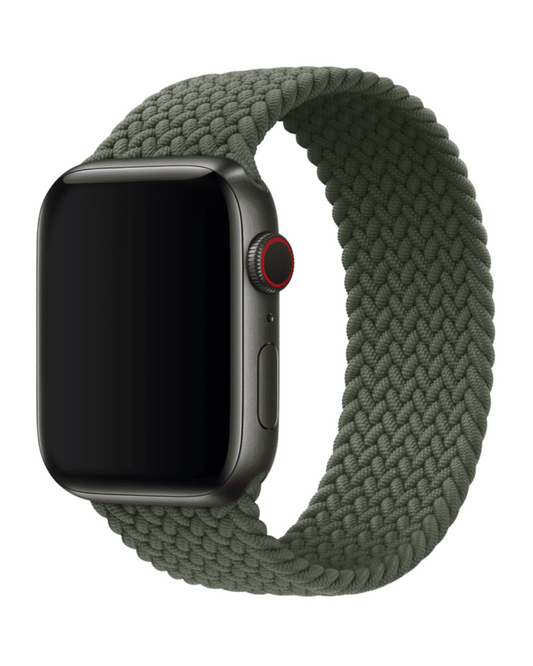 Inverness Green Braided Solo Loop Apple Watch Band