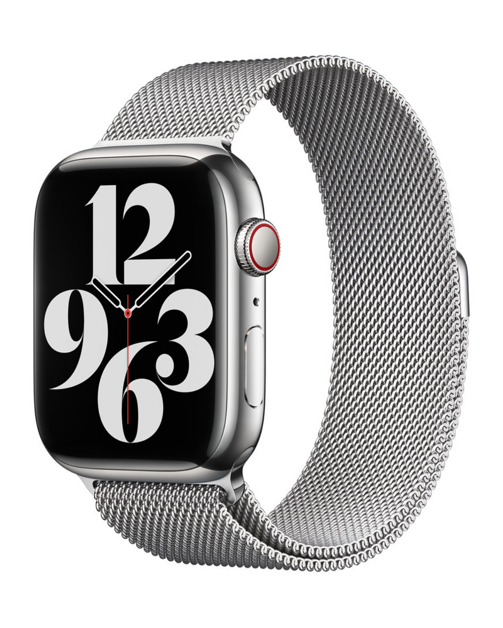 Silver Milanese Loop Apple Watch Band