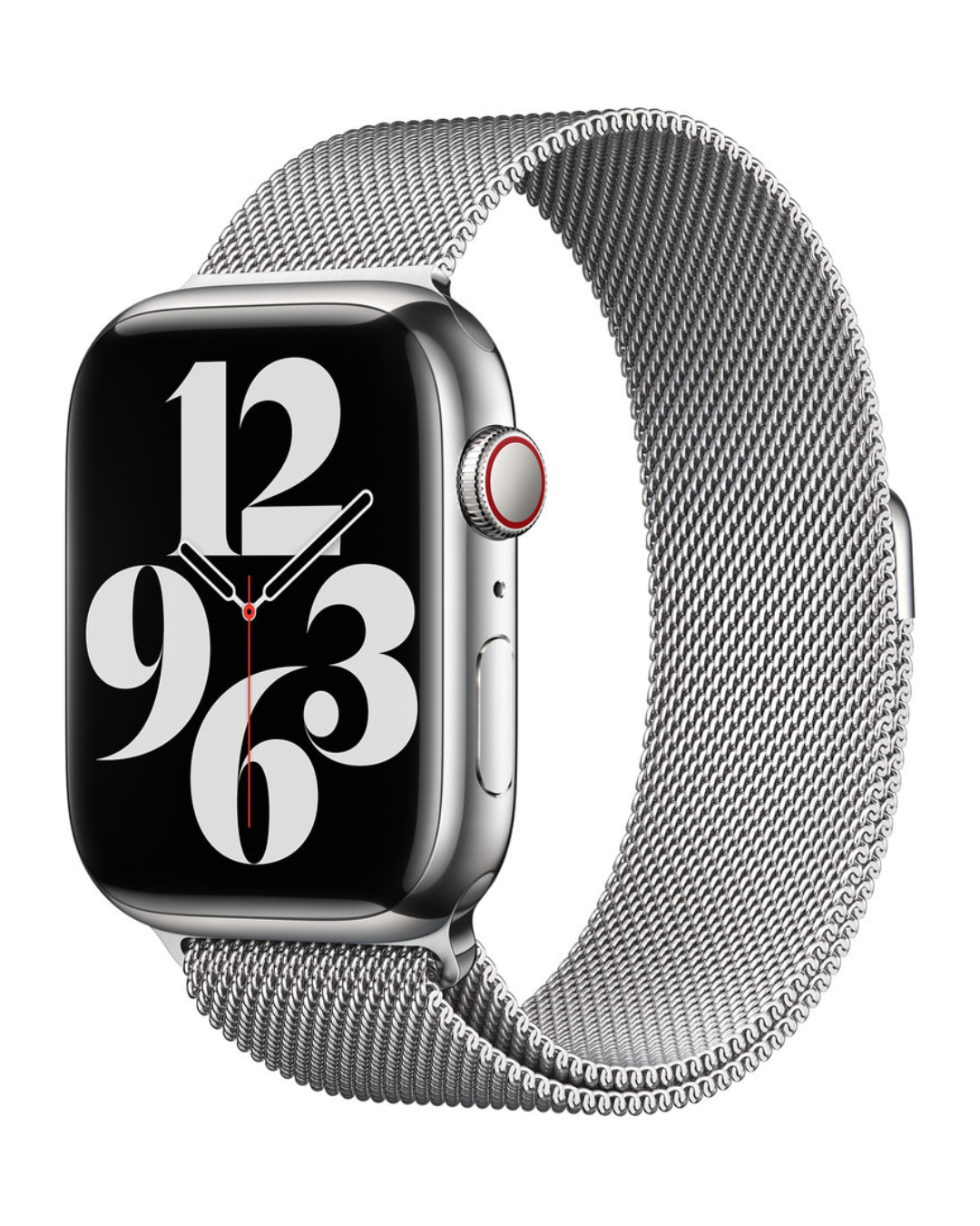 Silver Milanese Loop Apple Watch Band