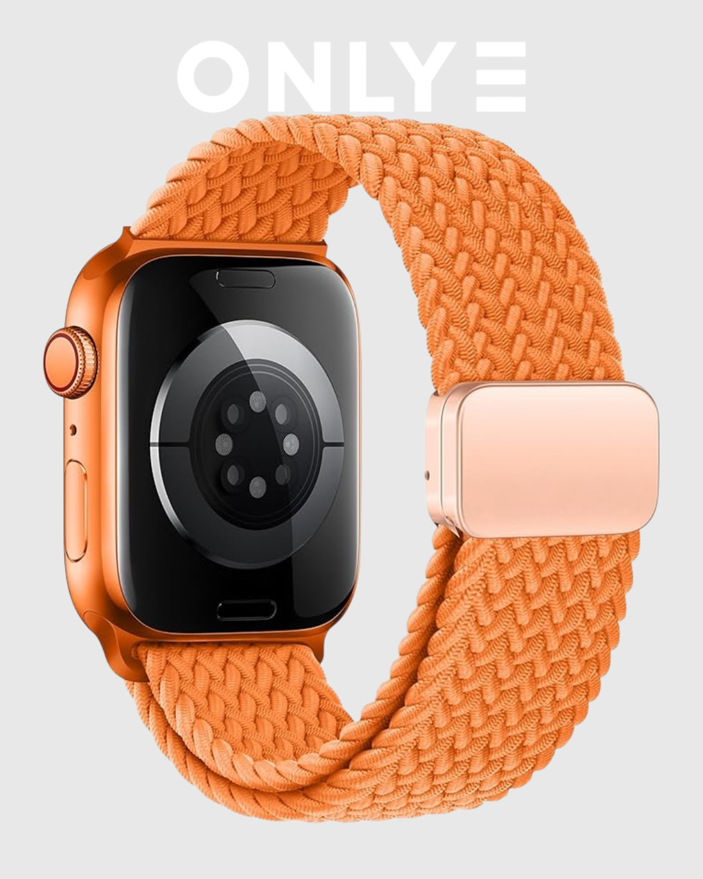 Orange Braided Solo Loop Apple Watch Band