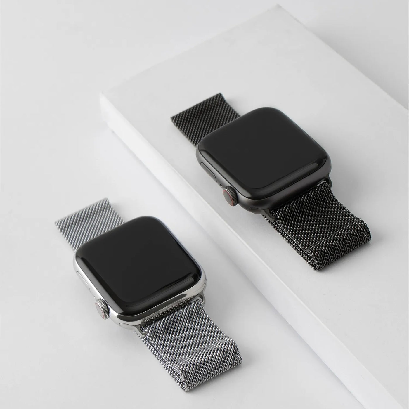 Silver | Steel Milanese Loop Apple Watch Band