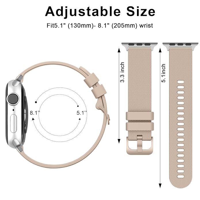 Milk Tea Soft Silicone Strap Apple Watch Band