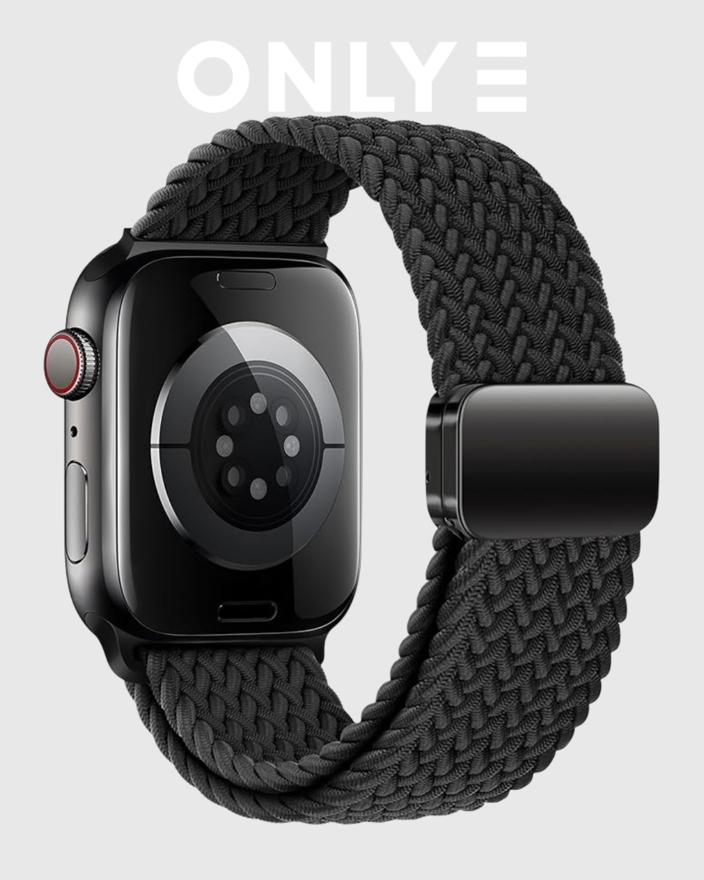Black Braided Solo Loop Apple Watch Band
