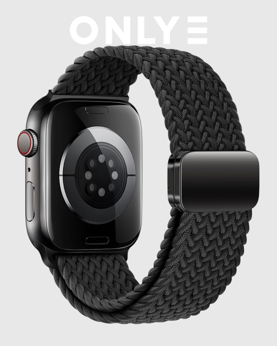 Black Braided Solo Loop Apple Watch Band