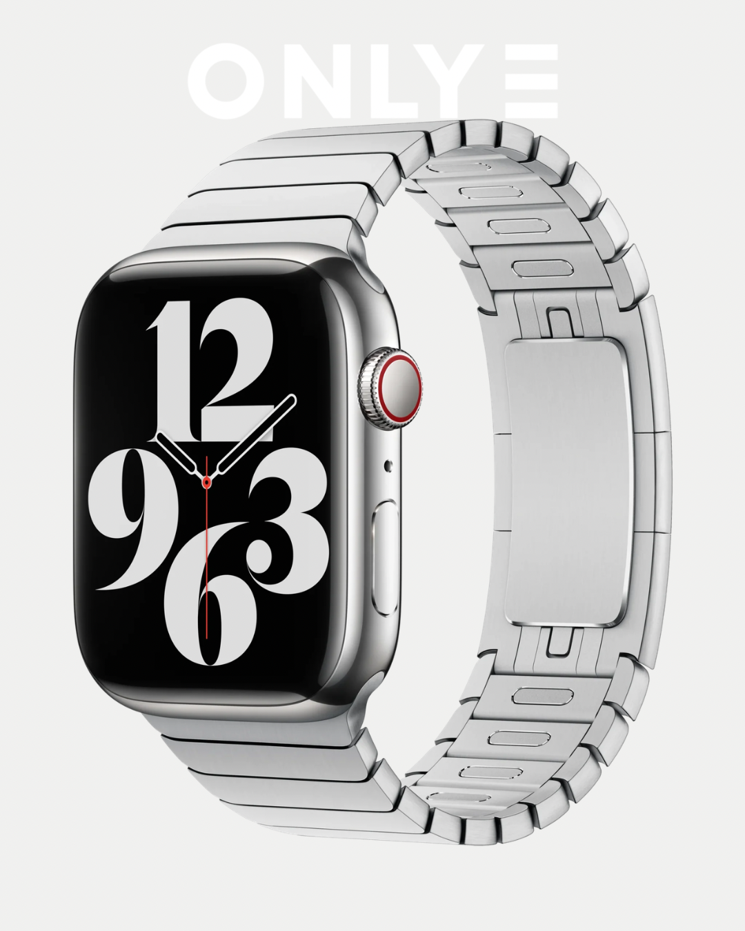 Silver Titanium Link Band for Apple Watch