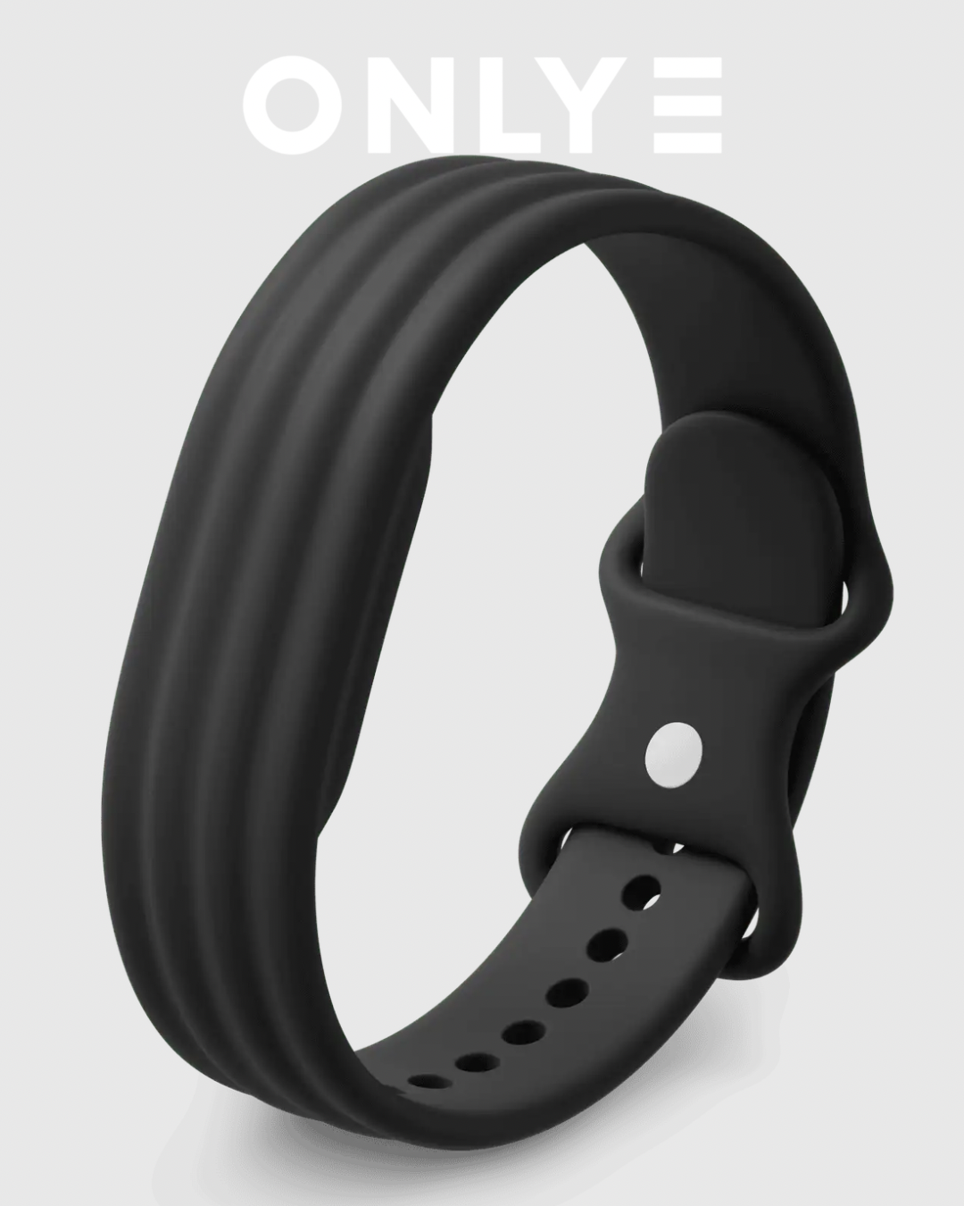 Obsidian Google Fitbit Air Active Silicone Band